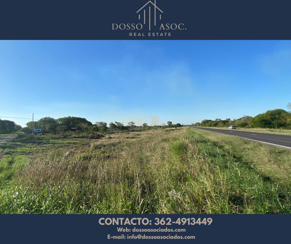 VENDE 2 TERRENOS SOBRE RUTA NACIONAL No 11 - MARGARITA BELEN