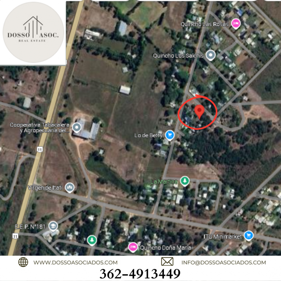 ¡Oportunidad unica! Lote en venta en Barrio La Maria - Colonia Benitez