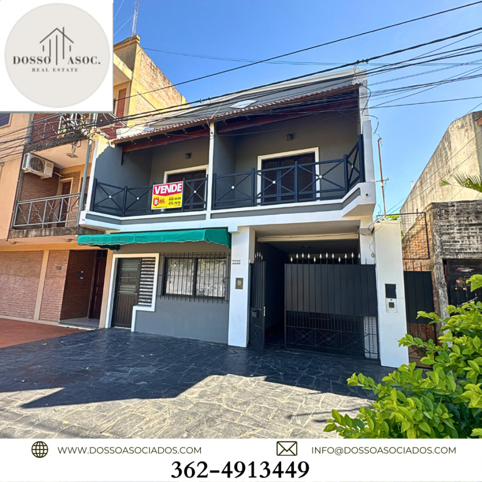 VENDE CASA + LOCAL COMERCIAL -AV LAS HERAS No 1136- ZONA UNNE - RESISTENCIA 