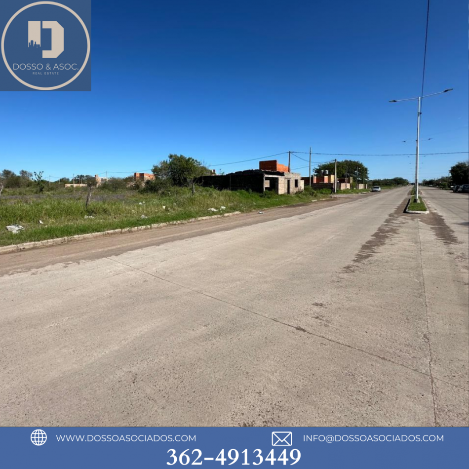 VENTA DE TERRENO en AV. MARCONI Y CHILE - FONTANA - CHACO - EXCELENTE ESQUINA